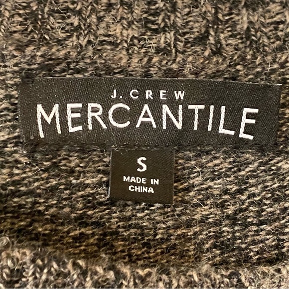 J Crew Lambs Wool Knit Sweater Gray Crewneck Sz Medium - Picture 3 of 8